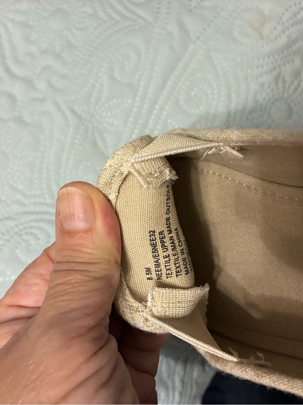 Esprit Women’s  Beige Slip-On Espadrille Mules  8.5 NWT